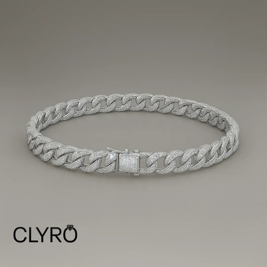 צמיד זהב לבן&צהוב™ | מיאמיClyro צמידים_לגבר מתנה_לגבר שרשרת_לגבר