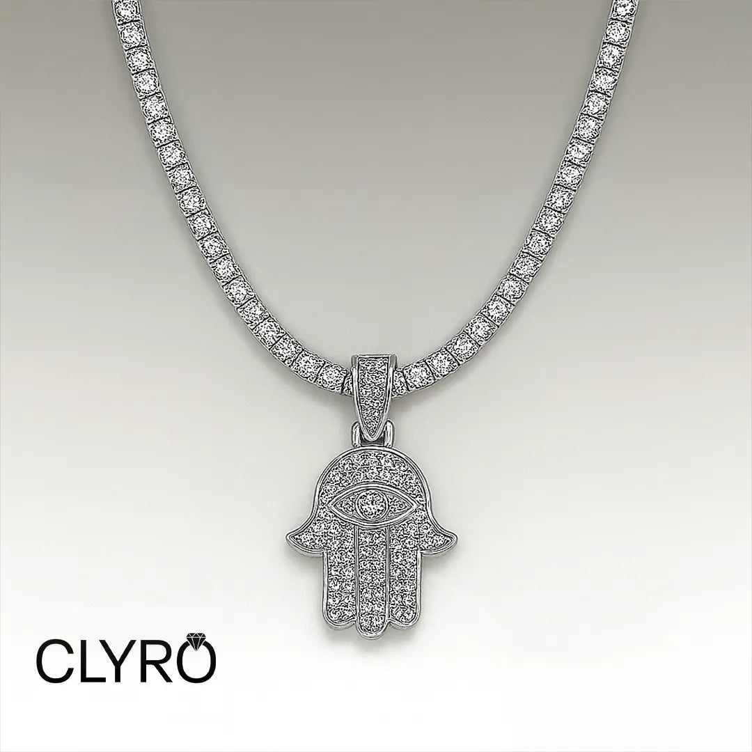 שרשרת חמסה לגבר™Clyro צמידים_לגבר מתנה_לגבר שרשרת_לגבר