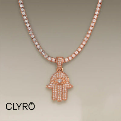 שרשרת חמסה לגבר™Clyro צמידים_לגבר מתנה_לגבר שרשרת_לגבר