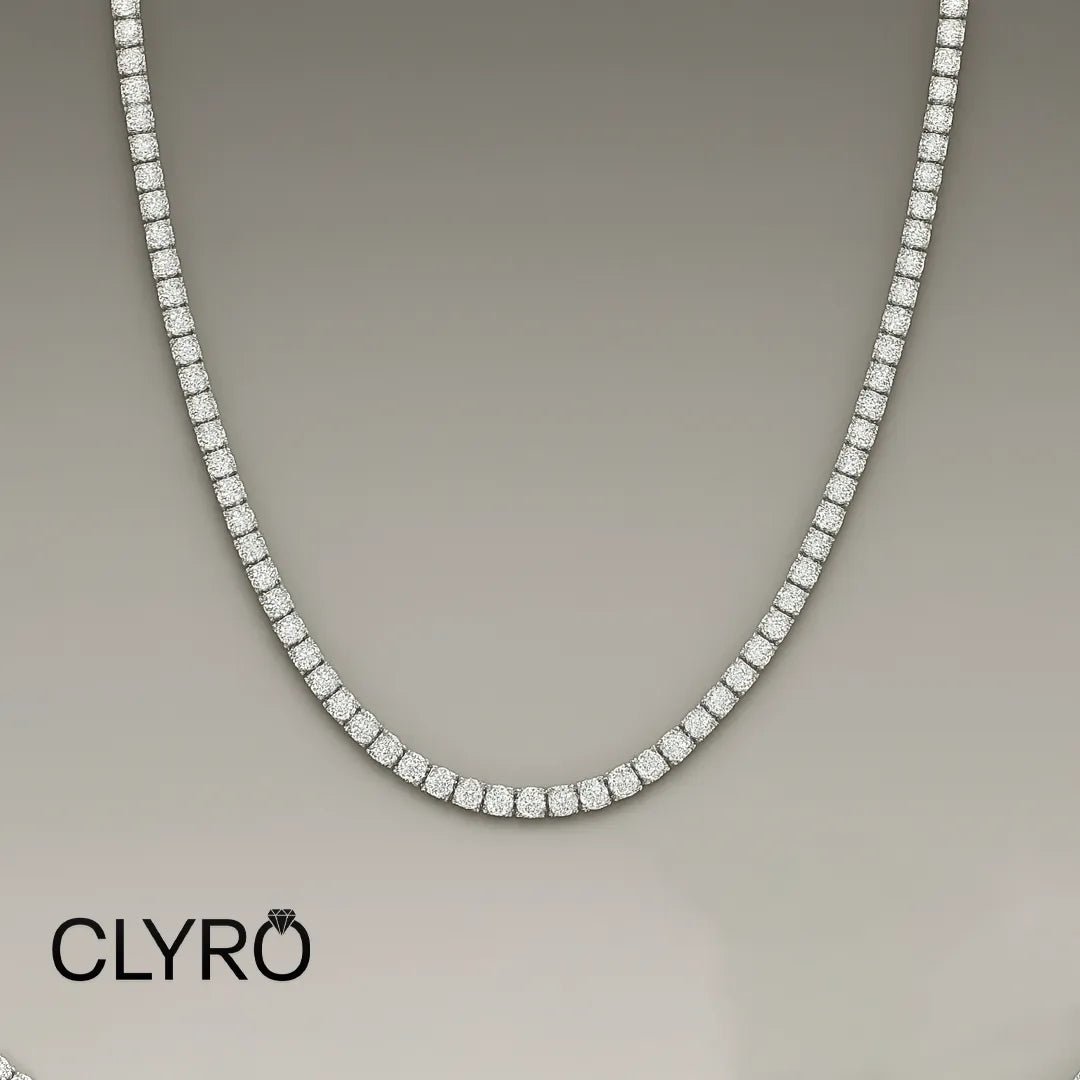 שרשרת טניס™ | פלטינוםClyro צמידים_לגבר מתנה_לגבר שרשרת_לגבר